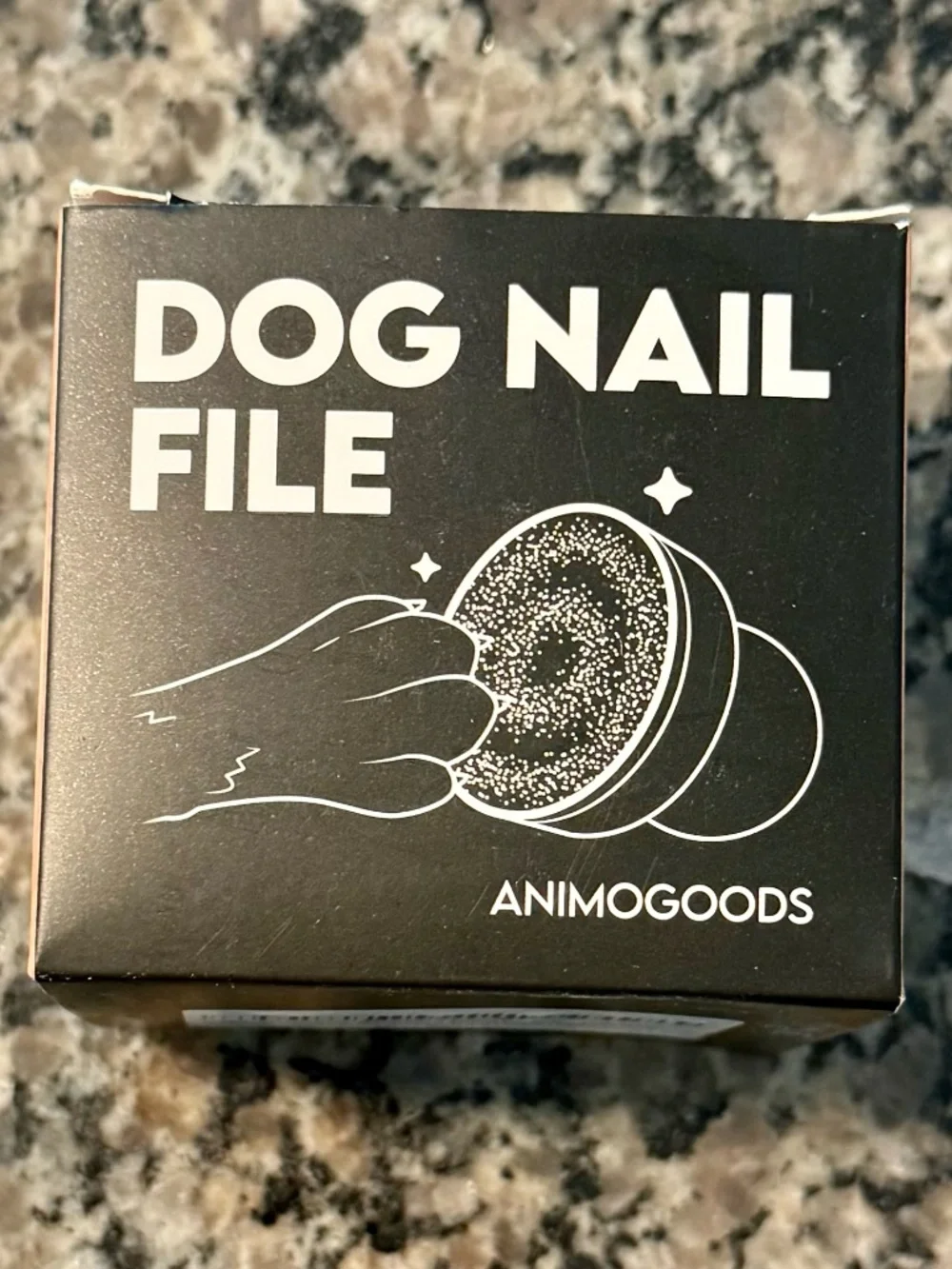 Aminogoods Dog Nail File With 3 Extra Filing Sheets - Black